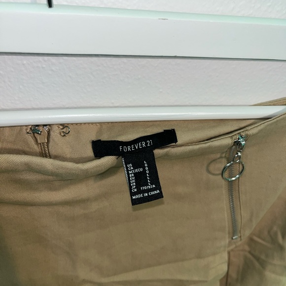 Tan or brown Skirt with short, comfortable, cute fresh and clean fabric - Picture 9 of 11